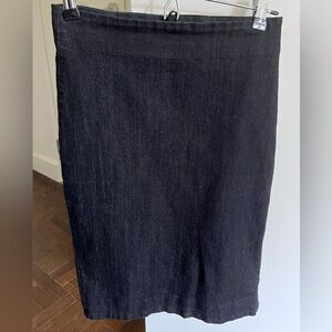 Prairie Underground black denim skirt